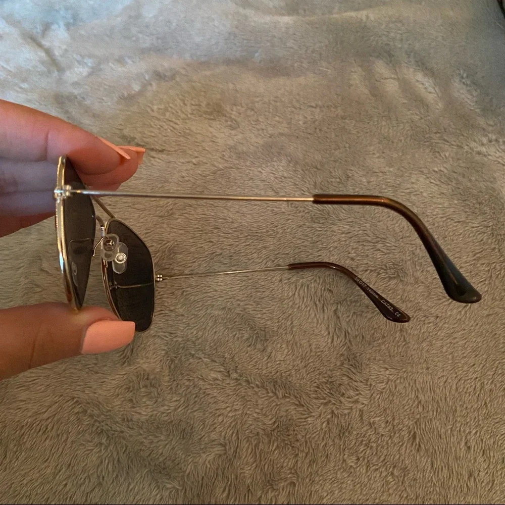 Aviator Reflector Wire Sunglasses